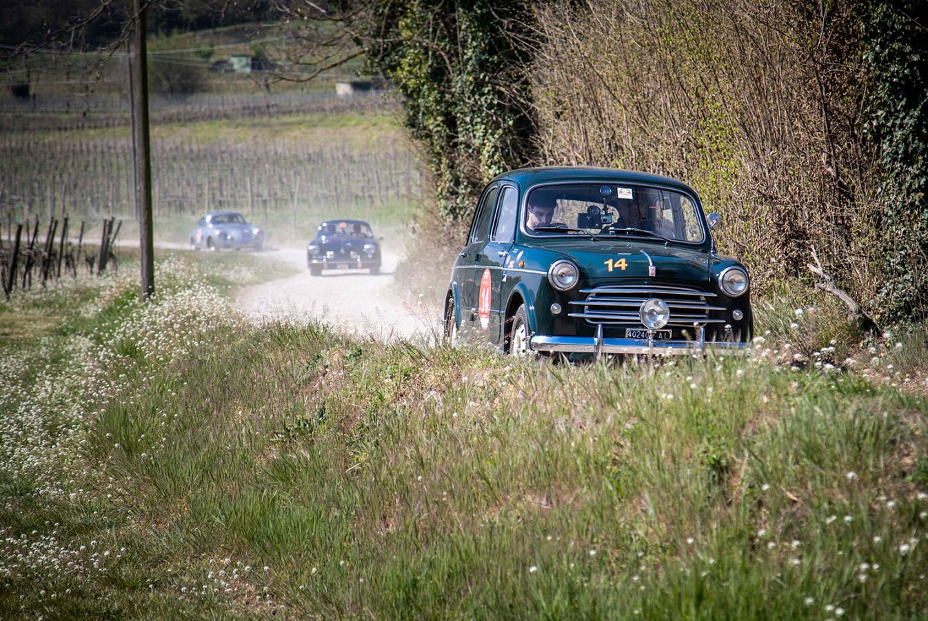 Alberto e Federico Riboldi su Fiat 508 C del 1937 vincono il Franciacorta Historic